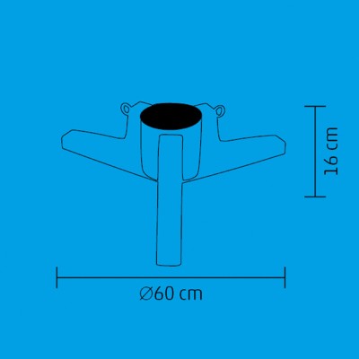 Karácsonyfa talp, 2,8 m fáfoz - CTH 01